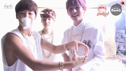 [BANGTAN BOMB] V danse sur du 'kkomul kkomul' (VOSTFR)