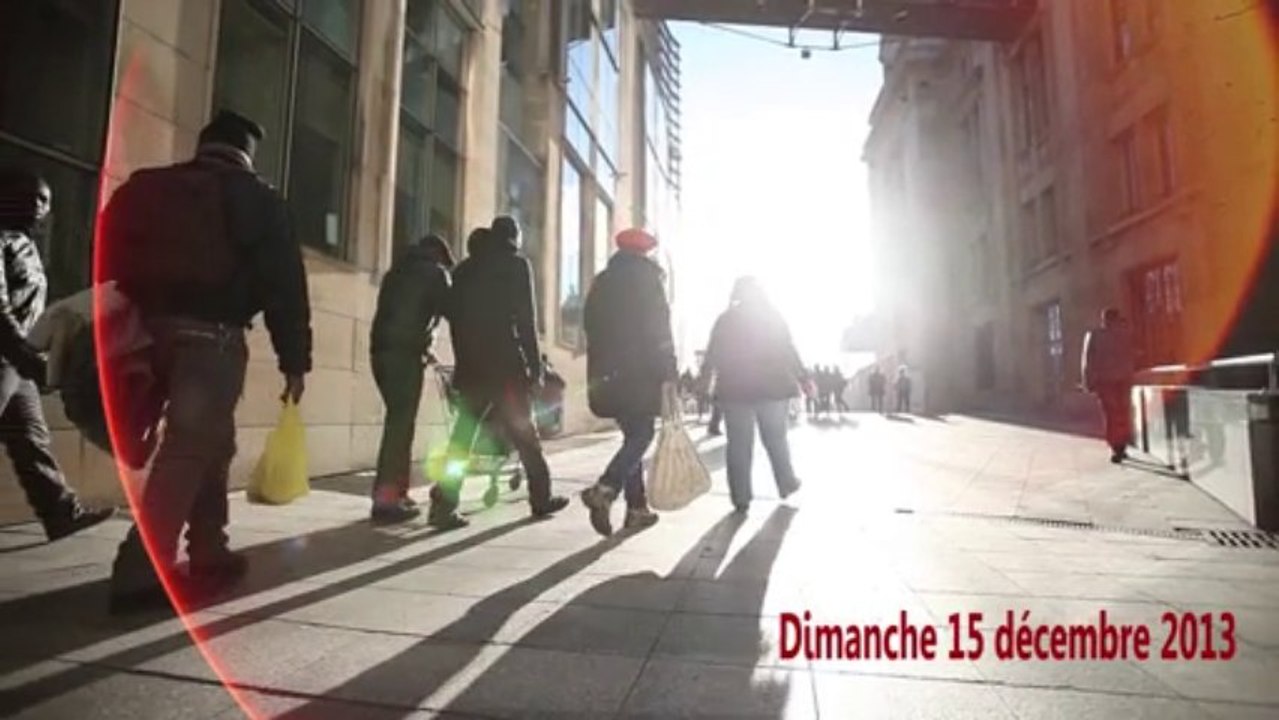 (HD) Les expulsés de Gabriel Péri se réfugient dans la Basilique des Rois de France - Saint Denis