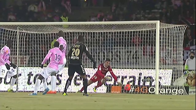 But Floyd AYITE (90ème +1) - Evian TG FC - Stade de Reims - (1-1) - 14/12/13 (ETG - SdR)