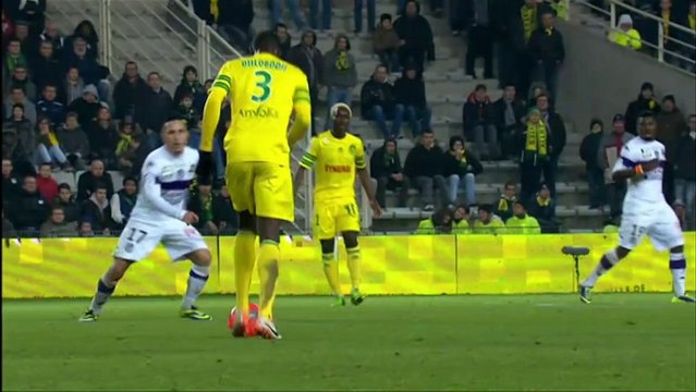 But Papy Mison DJILOBODJI (82ème) - FC Nantes - Toulouse FC - (1-2) - 14/12/13 (FCN - TFC)