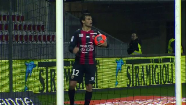 But Eric BAUTHEAC (24ème) - OGC Nice - FC Sochaux-Montbéliard - (1-0) - 14/12/13 (OGCN - FCSM)