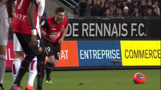 But Romain ALESSANDRINI (67ème) - Stade Rennais FC - Paris Saint-Germain - (1-3) - 14/12/13 (SRFC - PSG)