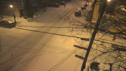 Mon 1er TimeLapse d'une petite tempête de neige à Montréal !