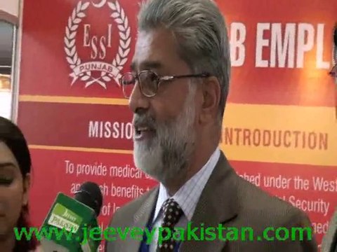 Alam Zaib Deputy Directer(ESSI) Punjab Employees Social Security Institution Awareness Campaign At EXPO 2013