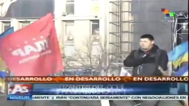 Exigen ucranianos al pdte. Víktor Yanukóvich que dimita