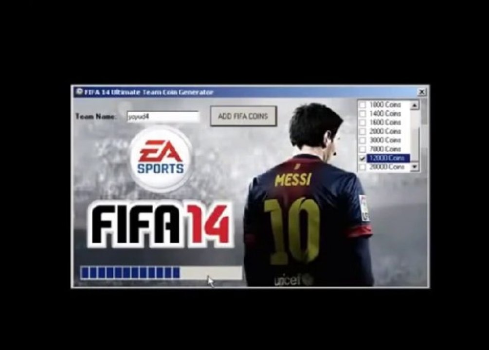 FREE FIFA 14 Ultimate Team Coin Generator 2014 Updated