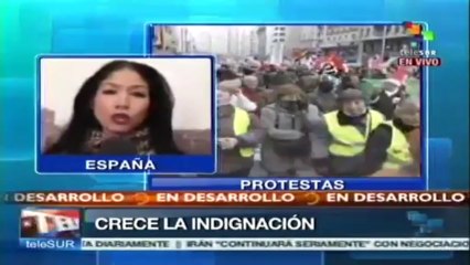 Siguen las protestas contra políticas del Partido Popular en España