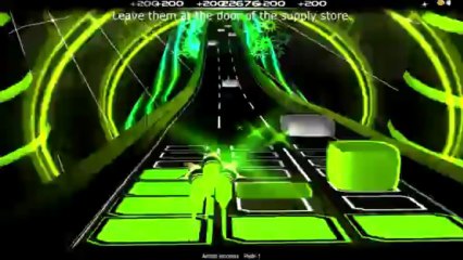 Audiosurf - Hard Ninja Iron Mode - Grandaddy - Why would I want to die - with lyrics