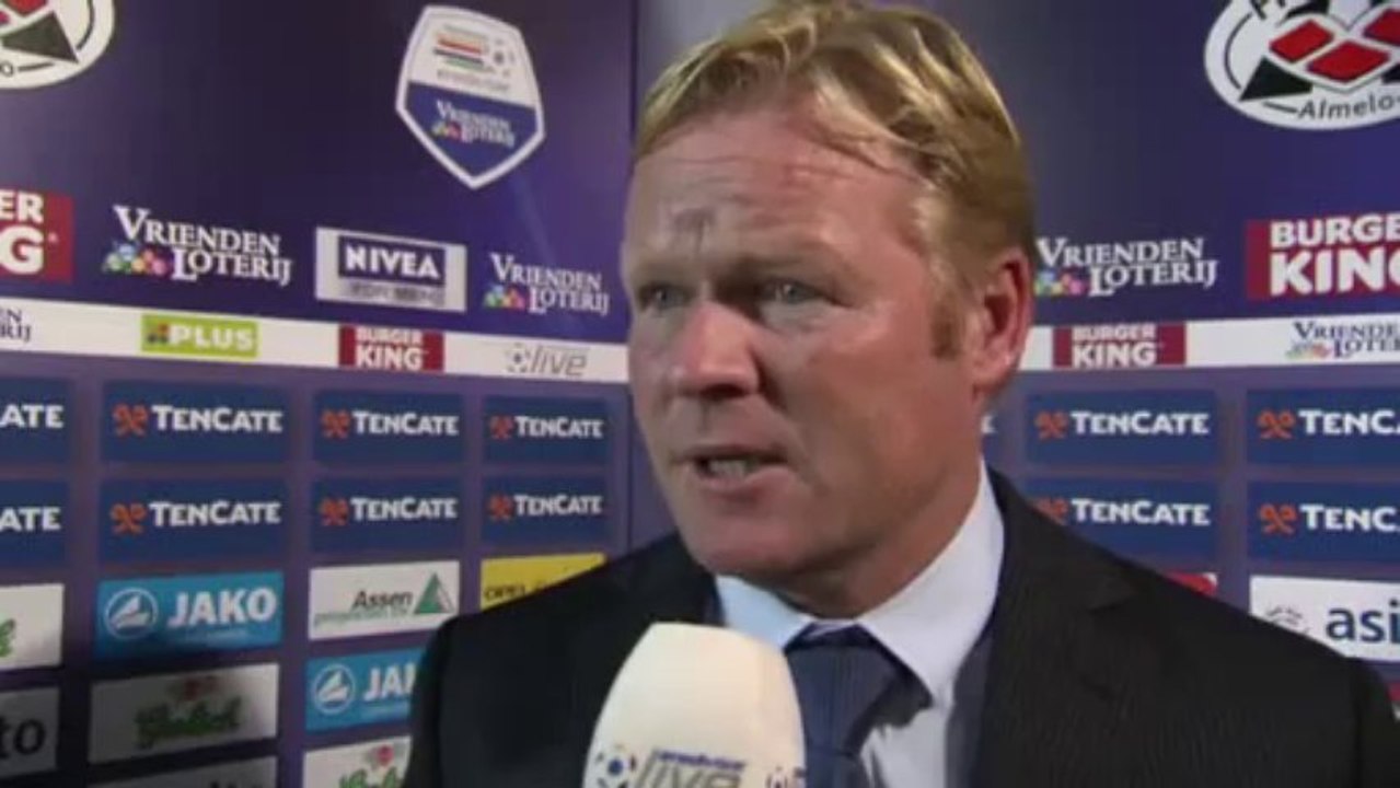 21-08-2011 Ronald Koeman na Heracles Almelo - Feyenoord