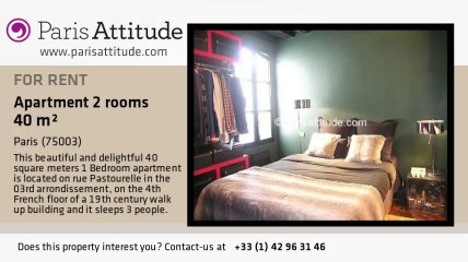 1 Bedroom Apartment for rent - Temple, Paris - Ref. 4531