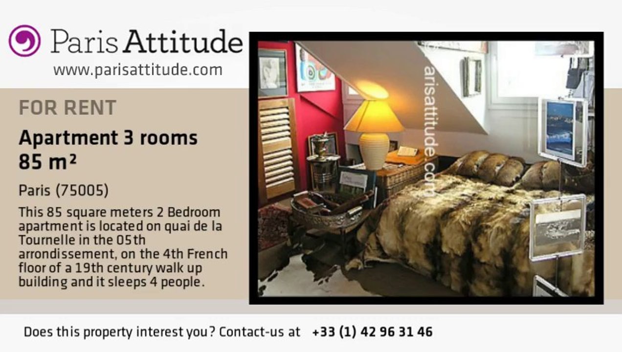 2 Bedroom Duplex for rent - Quartier Latin/St Michel, Paris - Ref. 3349