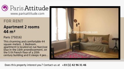 1 Bedroom Apartment for rent - Mirabeau, Paris - Ref. 5848