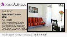 1 Bedroom Apartment for rent - Sacré Cœur, Paris - Ref. 8713