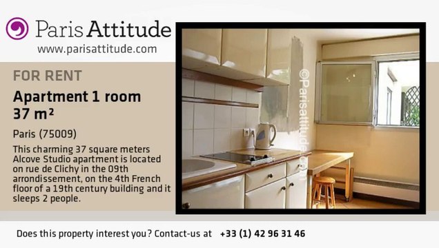 Alcove Studio Apartment for rent - Place de Clichy, Paris - Ref. 4836