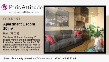 Studio Apartment for rent - Avenue Foch, Paris - Ref. 4211