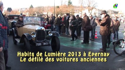 Défilé de voitures anciennes -  Habits de Lumière 2013 à Epernay
