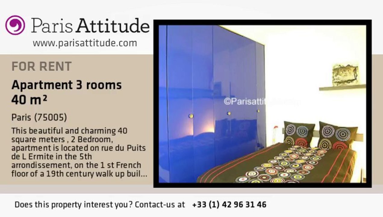 2 Bedroom Apartment for rent - Place Monge, Paris - Ref. 6691