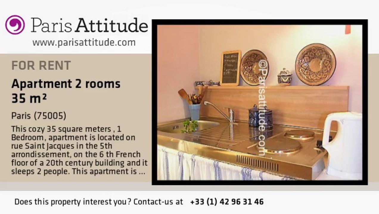 1 Bedroom Apartment for rent - Panthéon/Sorbonne, Paris - Ref. 5707