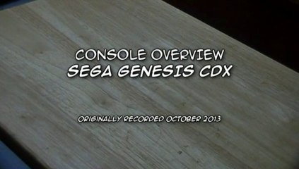 Console Overview - Sega Genesis CDX
