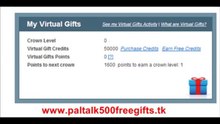 Paltalk Free Credit 2013 Earn Free Gift 2013