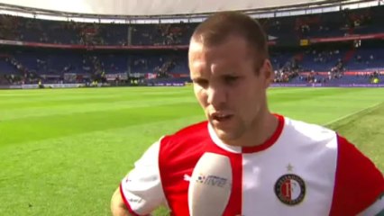 28-08-2011 Ron Vlaar na Feyenoord - SC Heerenveen