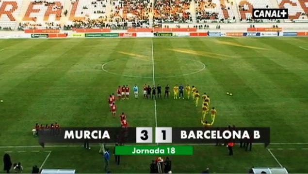 Liga Adelante Murcia 3 Barcelona b 1