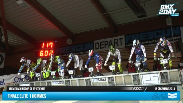 Finale Elite 1 Hommes BMX Indoor de St-Etienne 2013