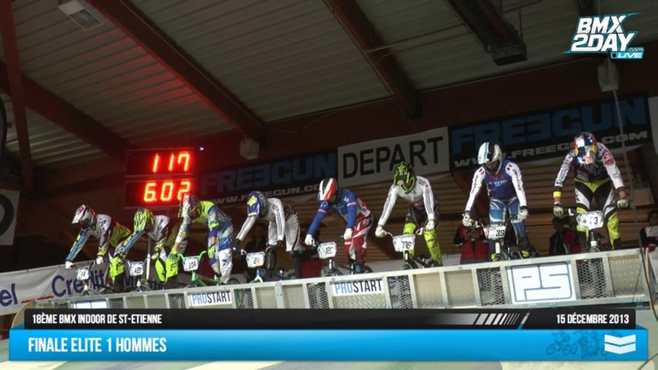 Finale Elite 1 Hommes BMX Indoor de St-Etienne 2013