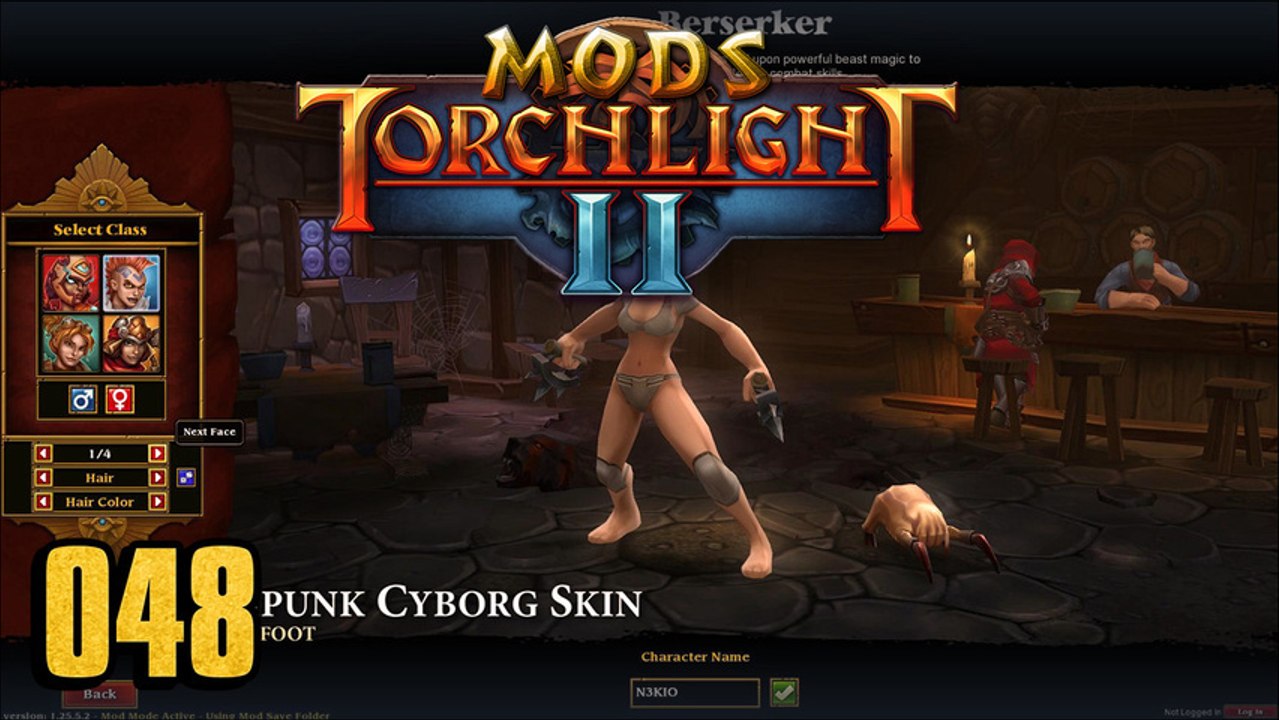 Torchlight 2 MOD 048 - Steampunk Cyborg Skin