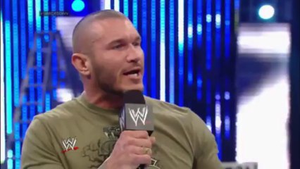 Randy Orton apologizes to Triple H SmackDown, Dec. 13, 2013