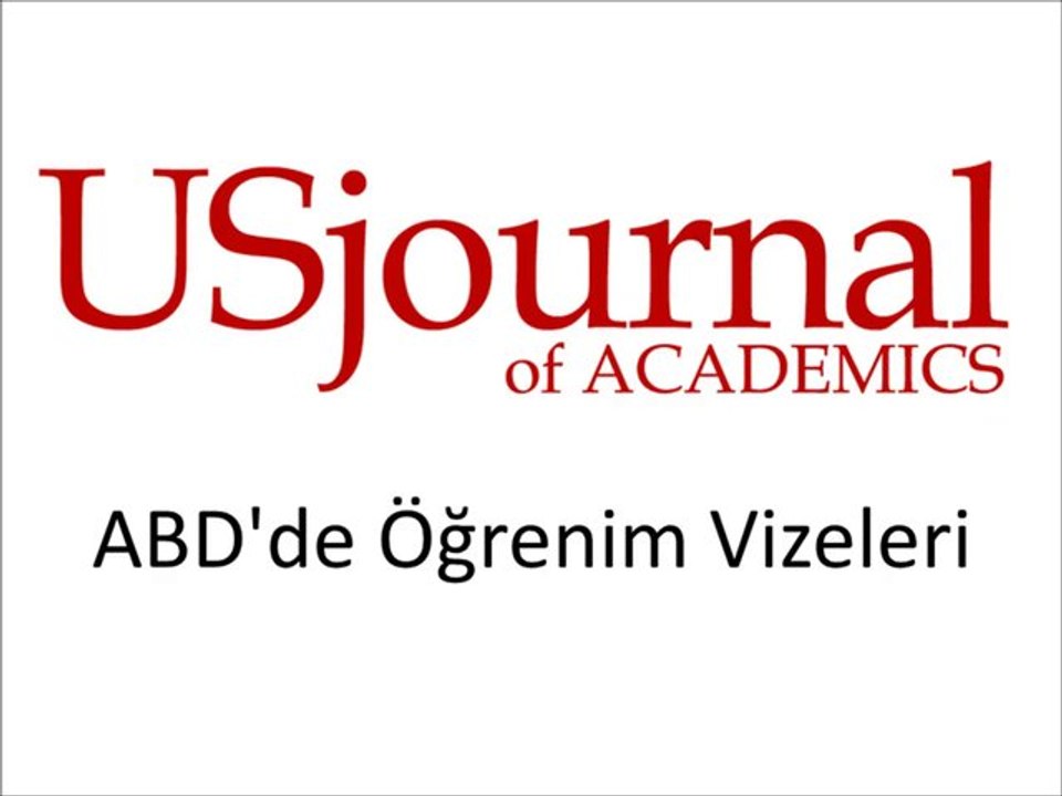 ABD'de Öğrenim Vizeleri