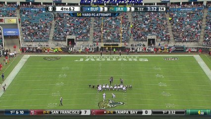 Carpenter, 54-yd missed FG