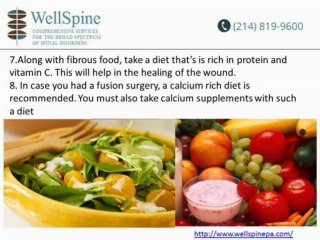 Tips to speed up recovery from spinal surgery