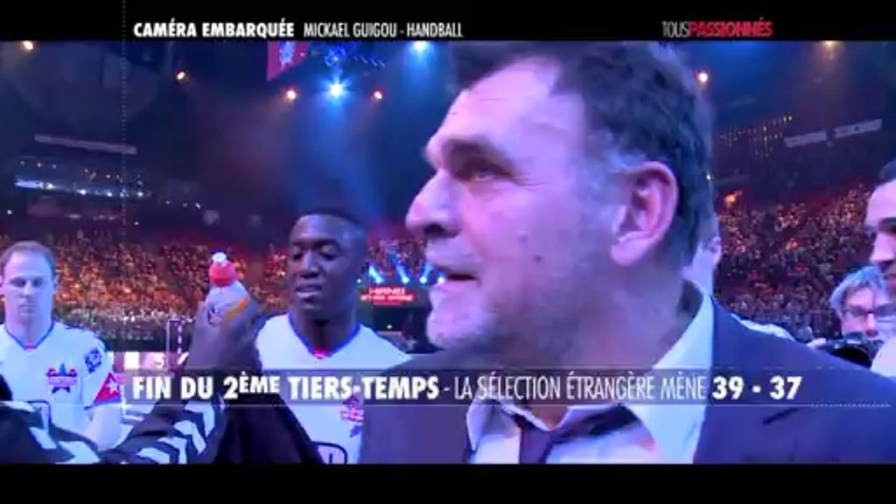 Caméra embarquée Michaël GUIGOU pendant le Hand Star Game !