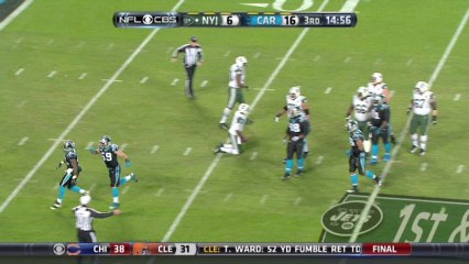 Panthers defense, sack, 8-yd loss