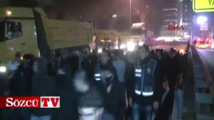 "Çarşı" Beşiktaş'a "Toma"larla yürüdü