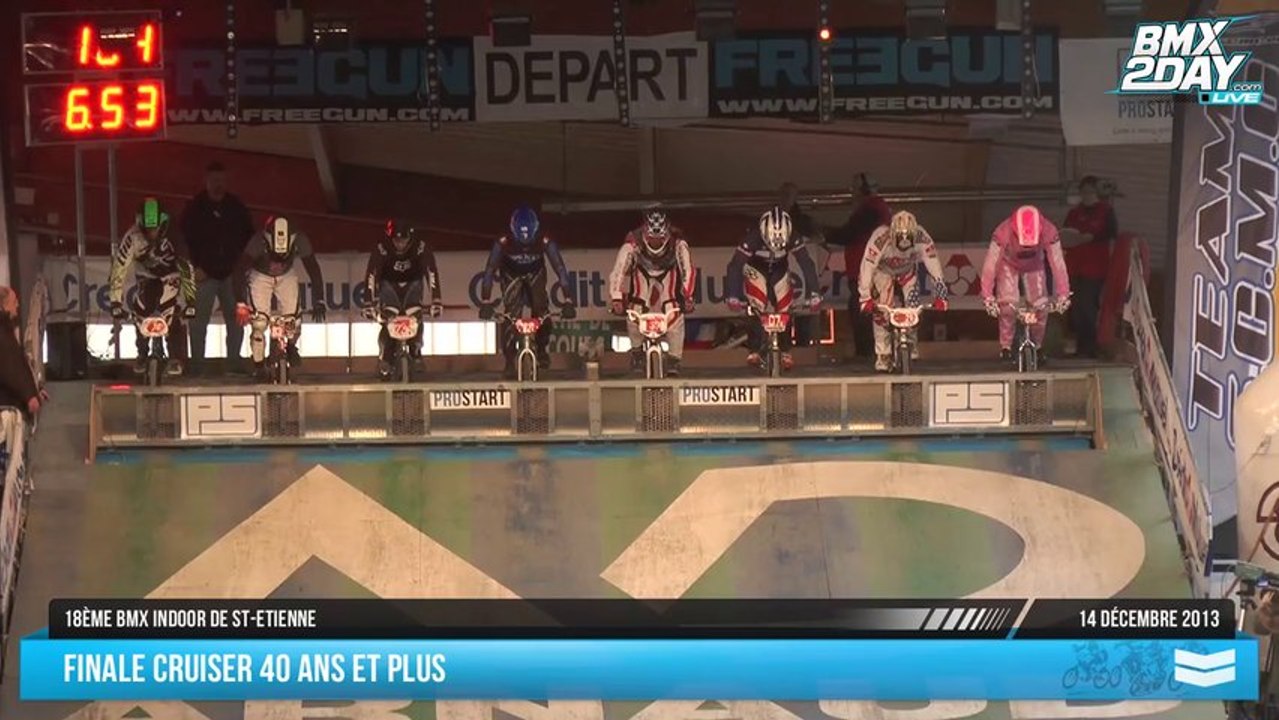 Finale Cruiser 40 et plus 18ème BMX Indoor de St-Etienne 2013