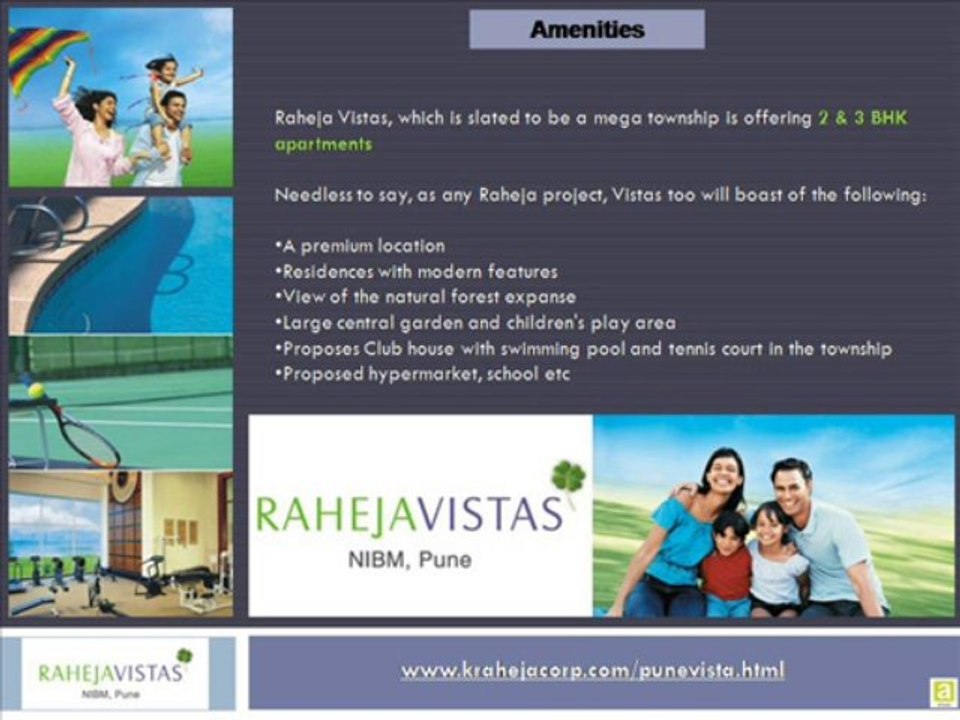 Luxury Apartments in NIBM Pune - Raheja Vistas