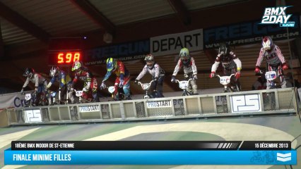 Finale Minime Filles 18ème BMX Indoor de St-Etienne 2013