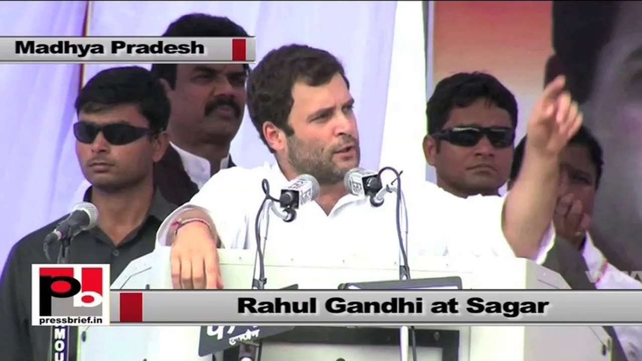 Rahul Gandhi : We will fight together for development of MP