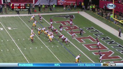 Falcons defense, 2-point conversion failed