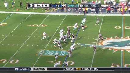 Patriots defense, sack, 6-yd loss