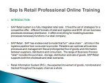 Sap Is Retail Professional Online Training at magnific-9052666559