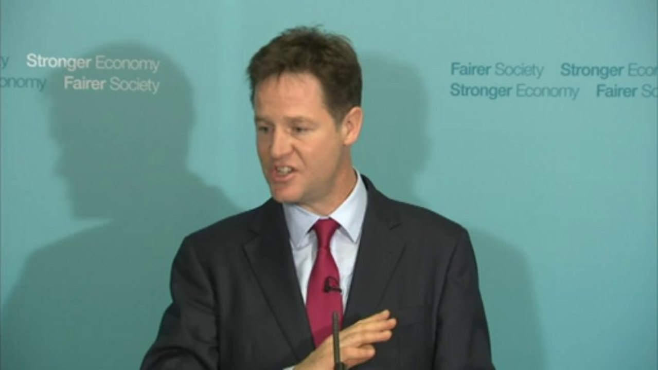 Clegg: Pulling up the drawbridge would be economic disaster