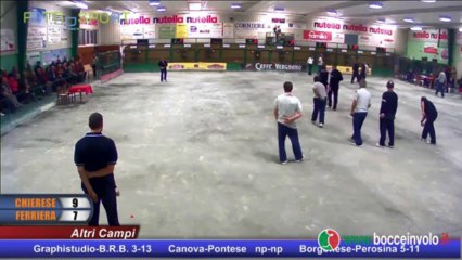 Campionato serie A 2013-14 - Chierese Vs Ferriera - 3° Turno Tradizionali