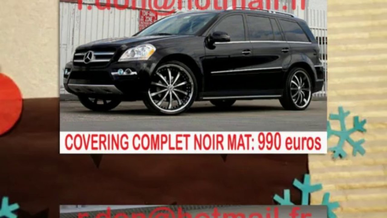 Mercedes GLK noir mat, Mercedes GLK noir mat, Mercedes noir mat, Mercedes GLK Covering noir mat, Mercedes GLK peinture noir mat, Mercedes GLK noir mat