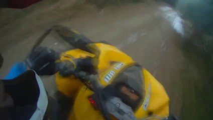 Rider Allmost Looses Control Of Quad