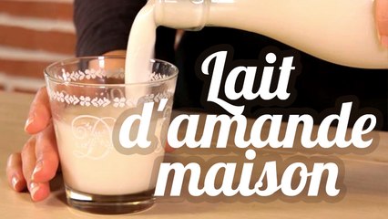 Lait d'amande maison