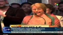 Bachelet gana presidencia chilena con 62 por ciento de votos