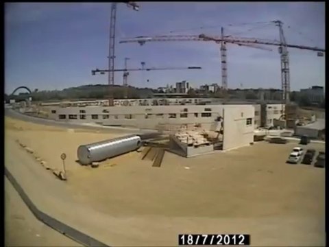 Montage chantier Vélodrome National de Saint-Quentin-en-Yvelines